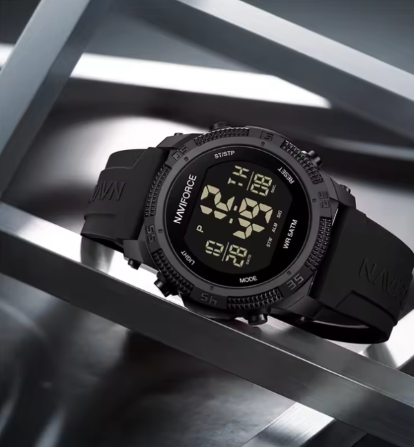 Naviforce 7104 New LCD Digital Wristwatch