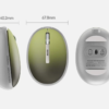 Lofree OE929 PUDDING 2.4G Wireless Bluetooth Mouse 3600DPI For iOS Win PC Laptop