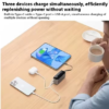 MIIIW Digital Display Fast Charging Power Bank 45W 10000mAh Large Capacity Built-in 70cm Retractable Cable Power Bank Chargers