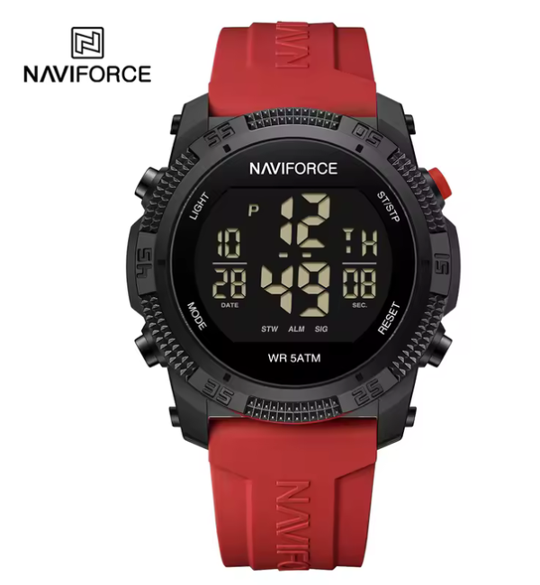 Naviforce 7104 New LCD Digital Wristwatch