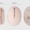Lofree OE929 PUDDING 2.4G Wireless Bluetooth Mouse 3600DPI For iOS Win PC Laptop