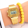 Casio A168WG-9W Vintage Gold Small Square Digital Watch