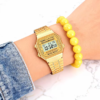 Casio A168WG-9W Vintage Gold Small Square Digital Watch