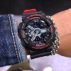 CASIO GA-110HR-1ADR Analog-Digital Watch