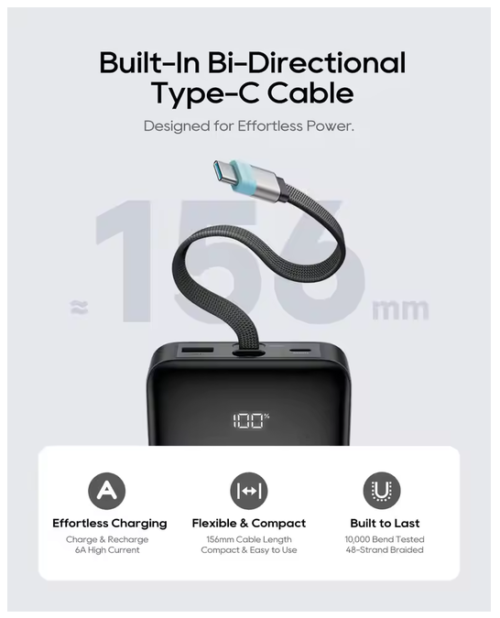 Cuktech 25 Power Bank SE 100W Max 25000mAh