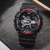 CASIO GA-110HR-1ADR Analog-Digital Watch