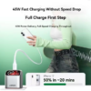 UGREEN X740 45W GaN Charger with Smart Screen Display Folding Pin USB-C Adapter for Phone Tablet Laptop