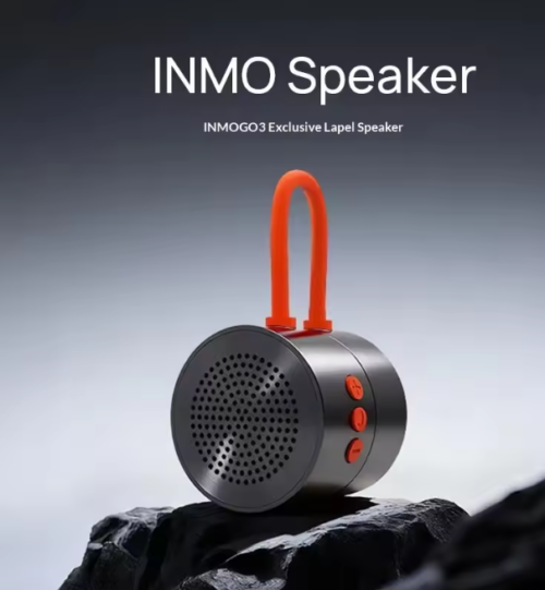 INMO Collar Speaker with INMO GO3 Real-time Dialogue Translation AI Onomatopoeia Dialogue