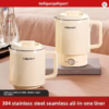 220V Geligao Portable Stainless Steel Travel Kettle