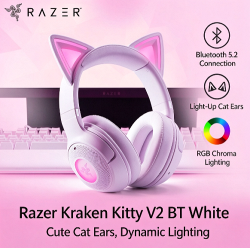 Razer Kraken Kitty V2 BT Wireless RGB Headset