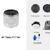 VILTROX Air Series Silver Version AF Autofocus Prime Lens