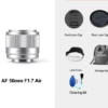 VILTROX Air Series Silver Version AF Autofocus Prime Lens