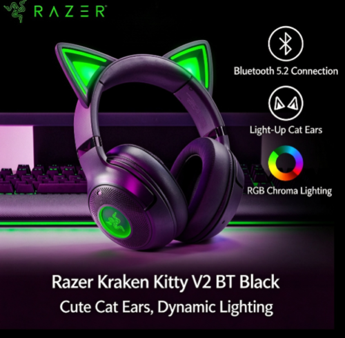Razer Kraken Kitty V2 BT Wireless RGB Headset