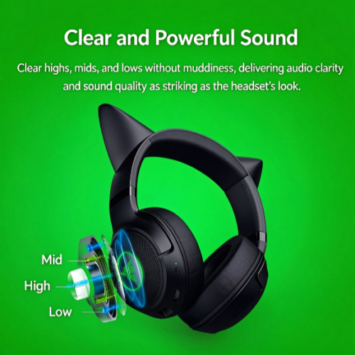Razer Kraken Kitty V2 BT Wireless RGB Headset