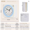 Casio TQ-146-7PF Small Analog Alarm Clock