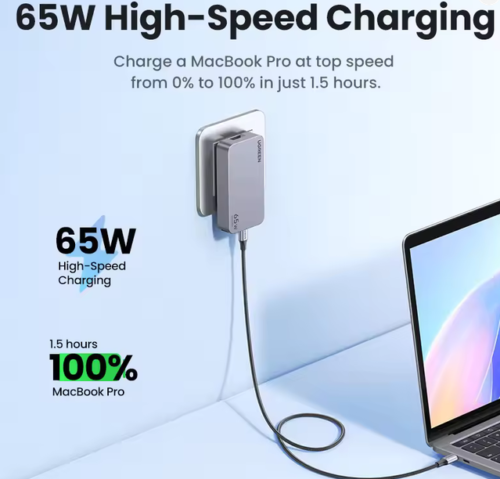 UGREEN 65W GaN Charger Quick Charge