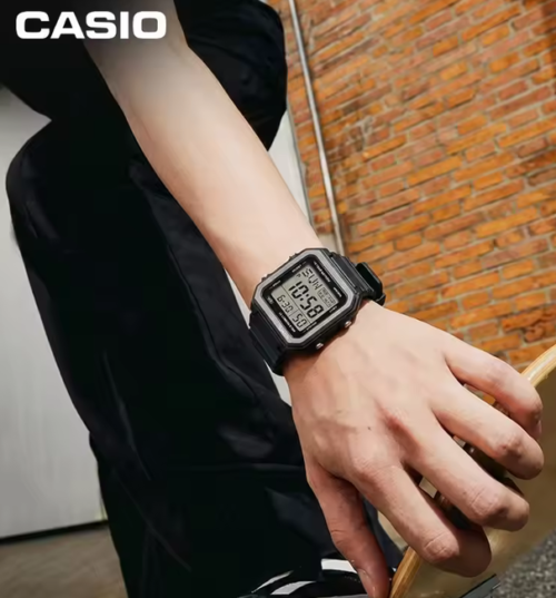 CASIO W-221H-1A/8A Unisex Retro Sports Digital Watch