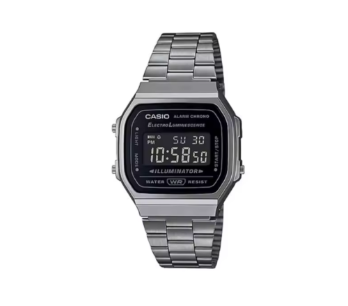 Casio A168WGG-1A/1B Gun Grey Metal Watch