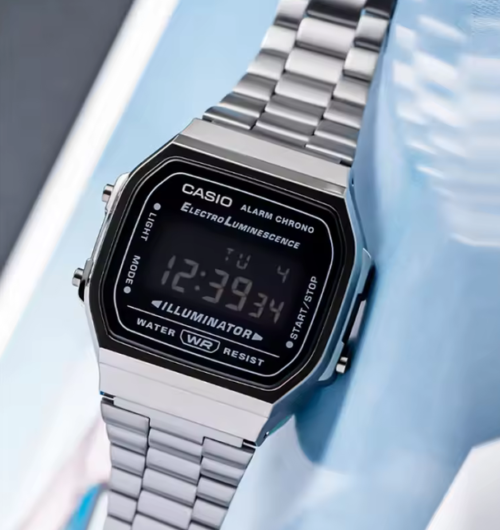 Casio A168WGG-1A/1B Gun Grey Metal Watch