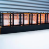 Luxury Nixie Glow Tube Clock Wood DIY Table Clock