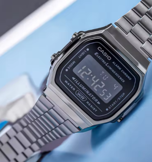Casio A168WGG-1A/1B Gun Grey Metal Watch