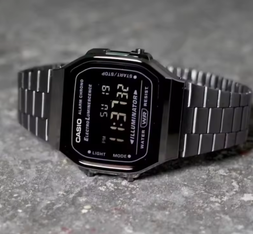 Casio A168WGG-1A/1B Gun Grey Metal Watch