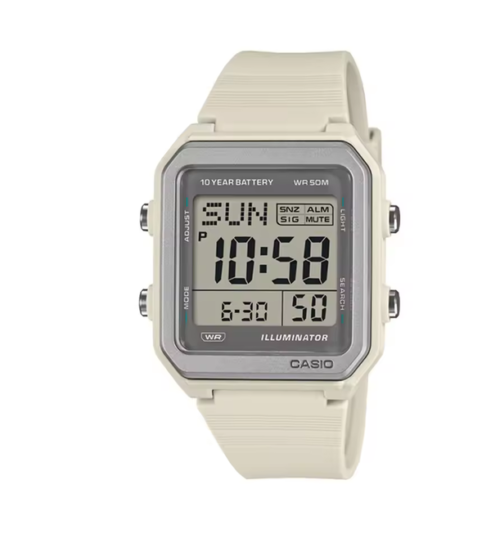CASIO W-221H-1A/8A Unisex Retro Sports Digital Watch