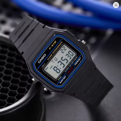 Casio F-91W-1 Small Square Electronic Watch