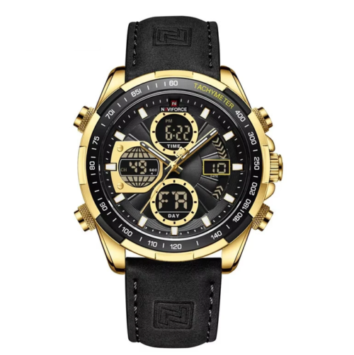Screenshot_3 NAVIFORCE Men Multifunctional Quartz Watch Fashion Genuine Leather Strap Sports Watch