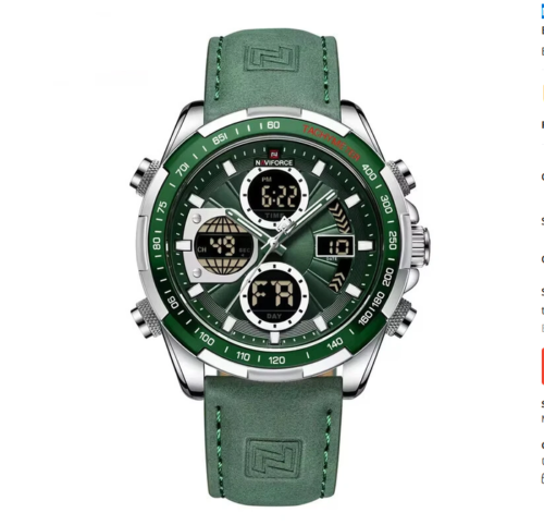 Screenshot_4 NAVIFORCE Men Multifunctional Quartz Watch Fashion Genuine Leather Strap Sports Watch