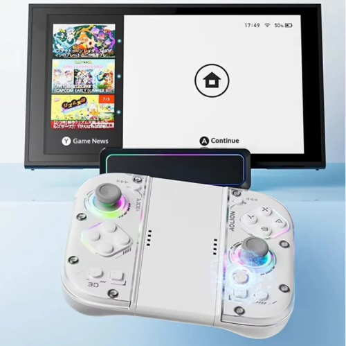 AOLION J30 Split Wireless Gamepad Mechanical Micro Buttons RGB for Switch 2 Gaming Setup