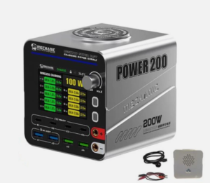 MECHANIC Power 200W 160W 115W USB Desktop Charging Station +15W Wireless Charger