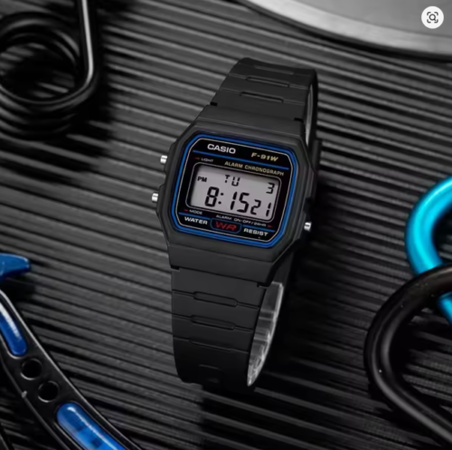 Casio F-91W-1 Small Square Electronic Watch