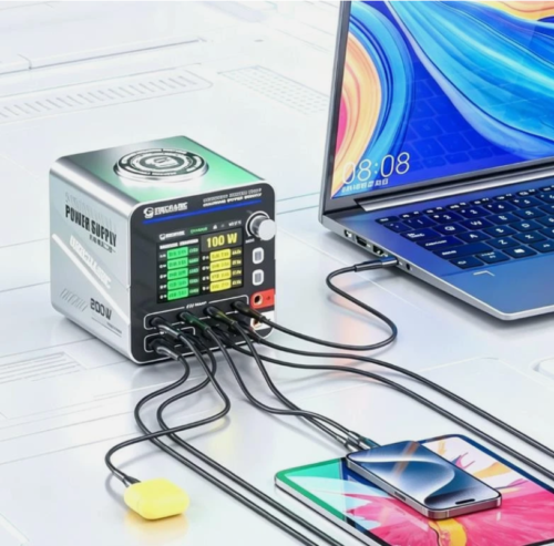 Screenshot_53 MECHANIC Power 200W 160W 115W USB Desktop Charging Station +15W Wireless Charger