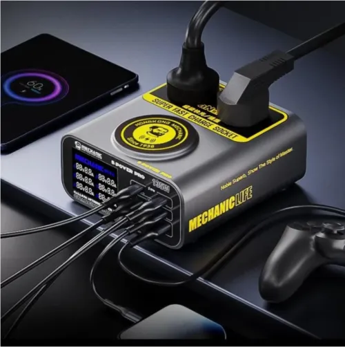 MECHANIC S-Power Pro 135W GaN Fast Charge Socket Desktop Multi-Port Charger