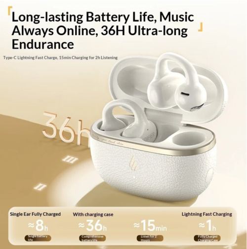 EDIFIER FitClip Ultra AI Earclips Headset Wireless bluetooth Earphone