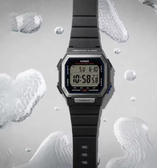 CASIO W-738H Serise Digital Vibration Alarm Watch
