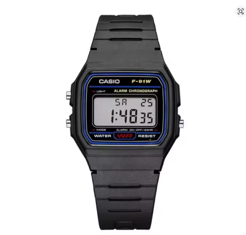 Casio F-91W-1 Small Square Electronic Watch