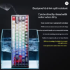 DAREU-A68 Wired Magnetic Axis Mechanical Keyboard, Game And ESports Specialized RGB Full Aluminum Waterproof