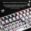 DAREU-A68 Wired Magnetic Axis Mechanical Keyboard, Game And ESports Specialized RGB Full Aluminum Waterproof