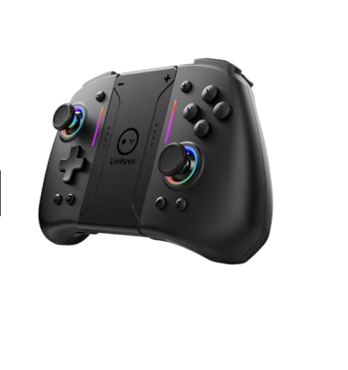 LinYuvo KS42 Meteor Light Wireless Joy-pad with 8 Color RGB Lights for Switch/Lite/OLED