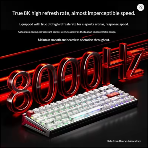 DAREU-A68 Wired Magnetic Axis Mechanical Keyboard, Game And ESports Specialized RGB Full Aluminum Waterproof