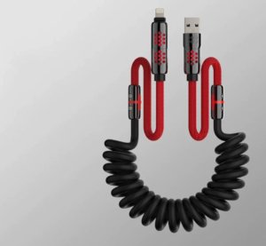 MFiSh 240W 4in1 Portable Retractable Car Fast Charging Cable 1.6M For iPhone 17