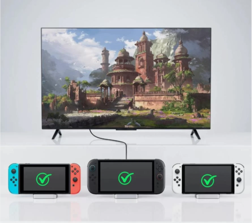 Gulikit NS35 Dock For Switch 1/2/OLED Fast Charging Dock Portable Charger Stand