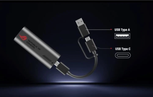 ASUS ROG USB3.2 Type-C to 10G RJ45 Ethernet Adapter For Win11/10 iOS MacOS