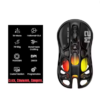 GravaStar Mercury M2 Wireless Gaming Mouse PAW3395 Bluetooth Lightweight Hollowed Out RGB E-sport Gamer Mice Mouse