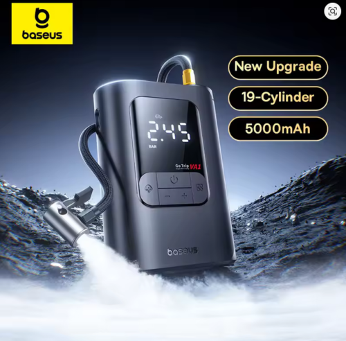 Baseus Wireless Car Air Pump Portable Air Compressor