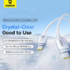 Baseus Crystal Fast Charging Data Cable USB-A Or TypeC to USB-C 100W