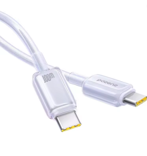 Baseus Crystal Fast Charging Data Cable USB-A Or TypeC to USB-C 100W